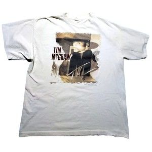 Vintage 90s Tim McGraw Shirt TMC Country Music Unisex Size XL Cronies Tag 1997